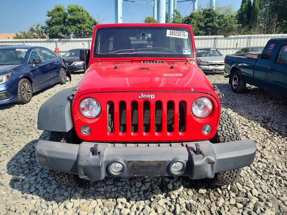 2015 Jeep Wrangler Unlimited მანქანა იყიდება აუქციონზე, vin: 1C4BJWDG8FL520258, აუქციონის ნომერი: 58920076