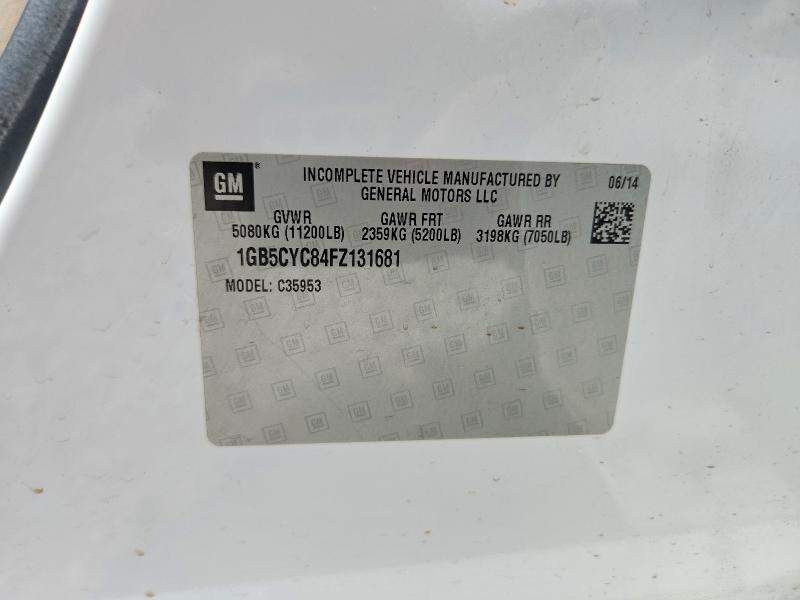 62145416 :رقم المزاد ، 1GB5CYC84FZ131681 vin ، 2015 Chevrolet Silverado مزاد بيع