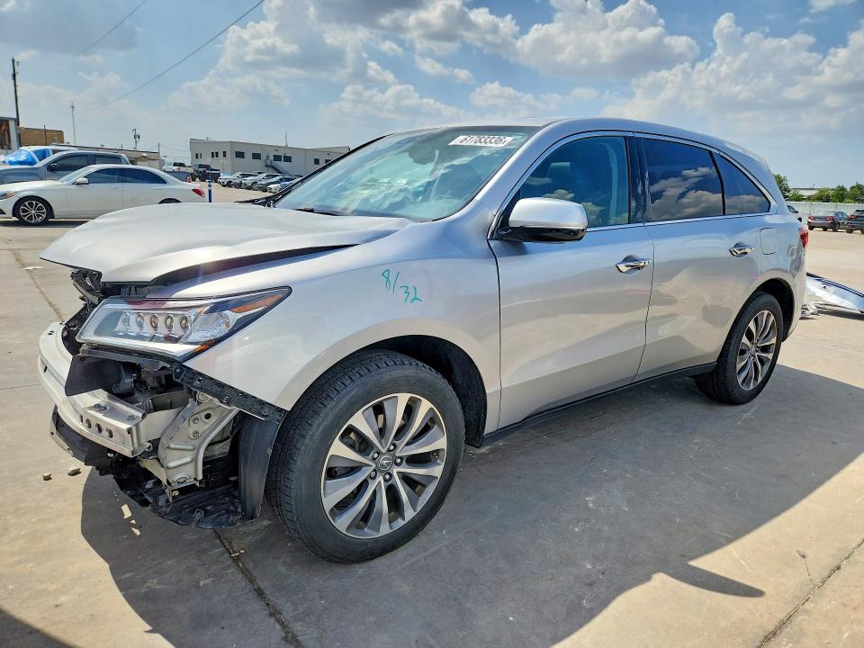 61783336 :رقم المزاد ، 5FRYD4H46EB047157 vin ، 2014 Acura Mdx مزاد بيع
