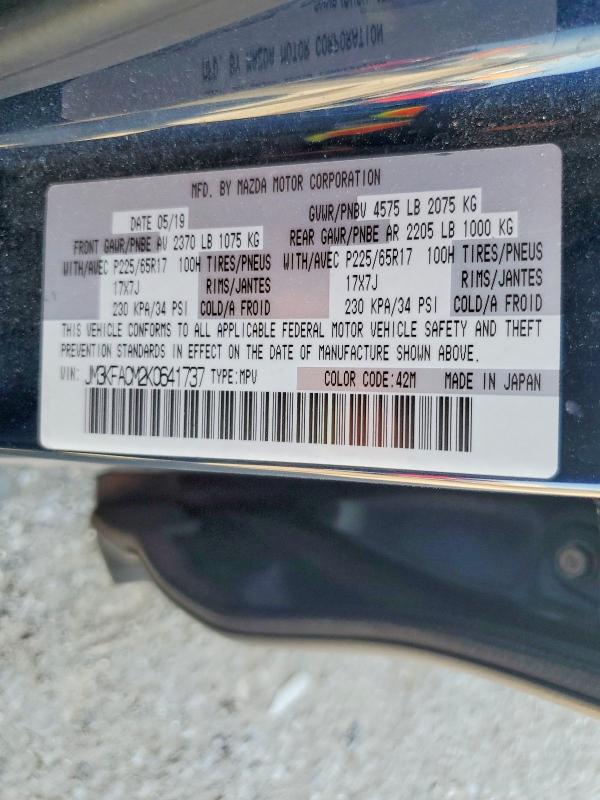 Aukcja sprzedaży 2019 Mazda Cx-5, vin: JM3KFACM2K0641737, numer aukcji: 60220696