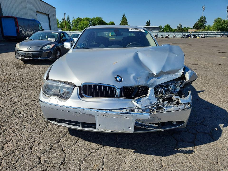 2003 Bmw 745 მანქანა იყიდება აუქციონზე, vin: WBAGN63473DR13110, აუქციონის ნომერი: 58451526