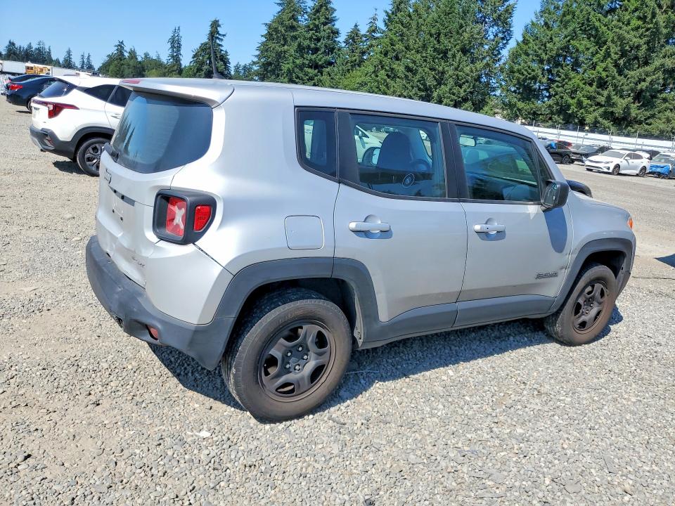 60029496 :رقم المزاد ، ZACCJBAT8GPD76321 vin ، 2016 Jeep Renegade مزاد بيع