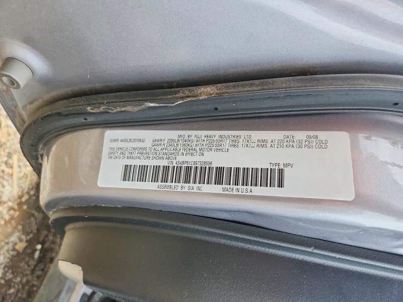 Aukcja sprzedaży 2009 Subaru Outback, vin: 4S4BP61C897328556, numer aukcji: 62067126