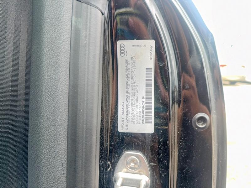 Продаж на аукціоні авто 2016 Audi A5, vin: WAUD2AFR5GA039126, номер лоту: 63764506