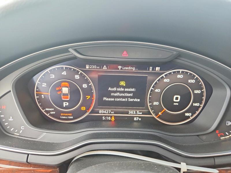 2017 Audi A4 მანქანა იყიდება აუქციონზე, vin: WAUENAF44HN071480, აუქციონის ნომერი: 60809016