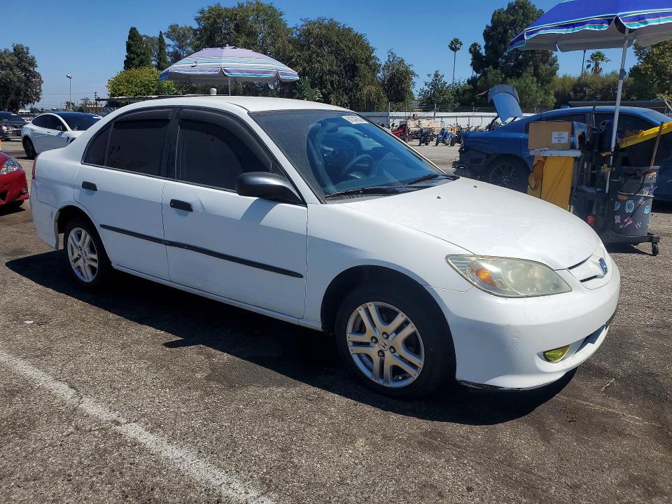 2004 Honda Civic მანქანა იყიდება აუქციონზე, vin: 2HGES16394H587177, აუქციონის ნომერი: 61049286