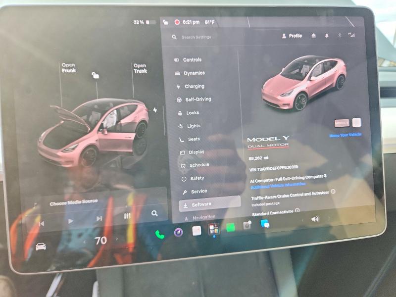 Aukcja sprzedaży 2023 Tesla Model Y, vin: 7SAYGDEF0PF636919, numer aukcji: 63130836