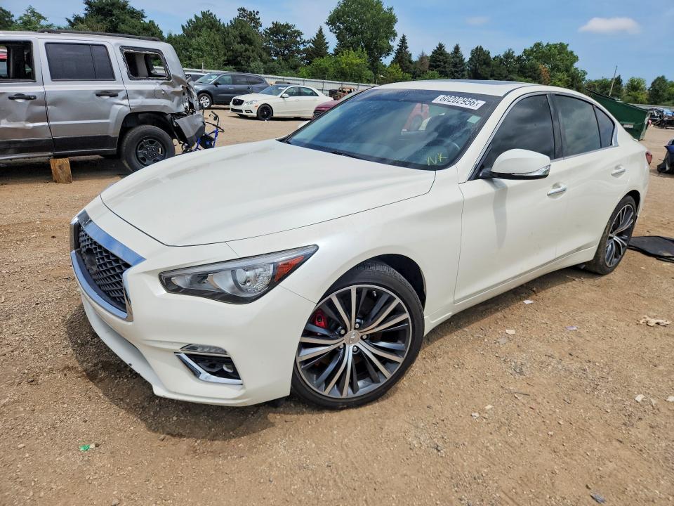2019 Infiniti Q50 მანქანა იყიდება აუქციონზე, vin: JN1EV7AR5KM556767, აუქციონის ნომერი: 60202956