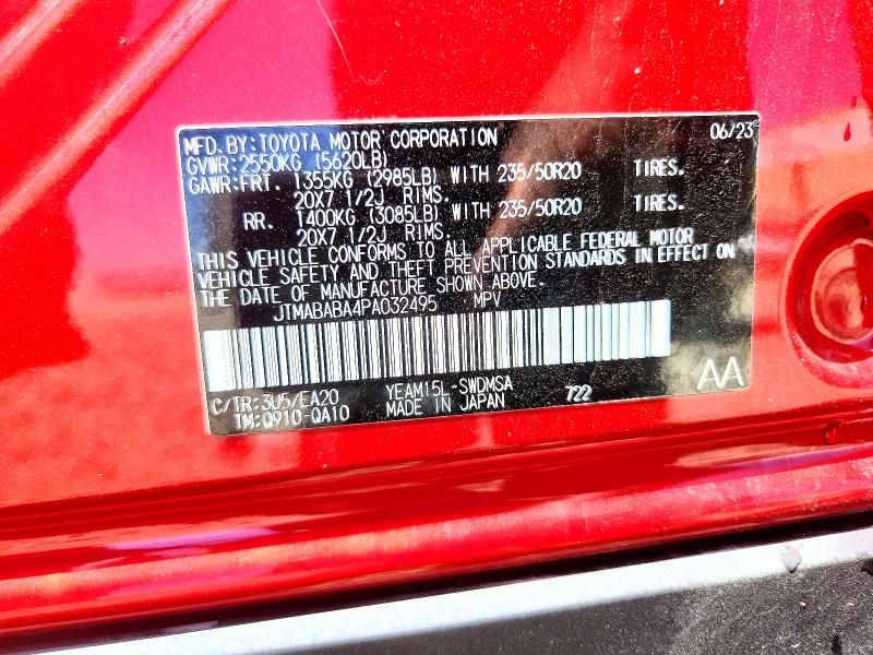 Aukcja sprzedaży 2023 Subaru Solterra, vin: JTMABABA4PA032495, numer aukcji: 60446206