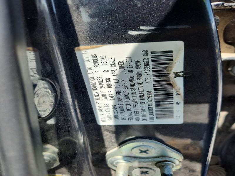 60551406 :رقم المزاد ، JH4CU2F48CC028704 vin ، 2012 Acura Tsx مزاد بيع