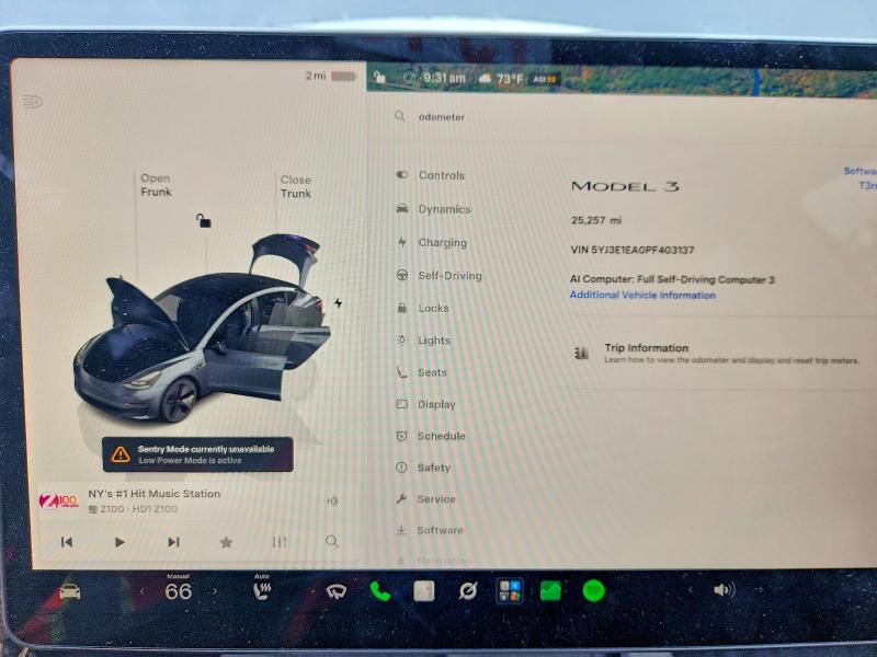 Aukcja sprzedaży 2023 Tesla Model 3, vin: 5YJ3E1EA0PF403137, numer aukcji: 62996136