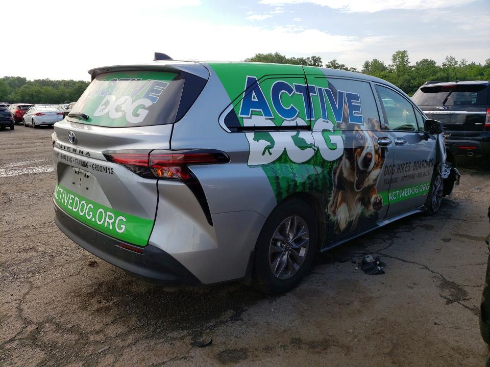 Продаж на аукціоні авто 2021 Toyota Sienna, vin: 5TDYSKFC1MS020383, номер лоту: 58979316