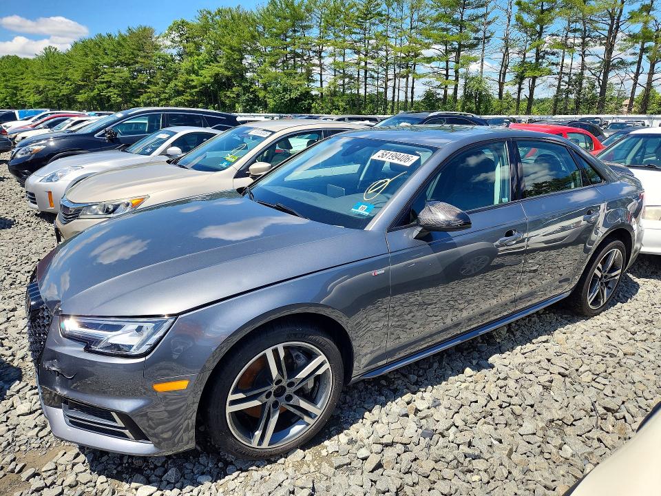2018 Audi A4 მანქანა იყიდება აუქციონზე, vin: WAUENAF47JA209557, აუქციონის ნომერი: 58199406