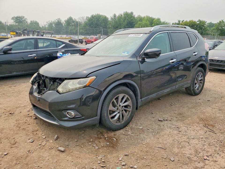 61104536 :رقم المزاد ، 5N1AT2MV5GC743531 vin ، 2016 Nissan Rogue مزاد بيع
