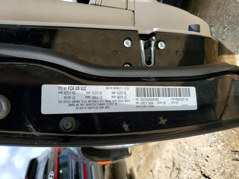 2016 Chrysler 300c მანქანა იყიდება აუქციონზე, vin: 2C3CCAEG4GH207369, აუქციონის ნომერი: 59874126