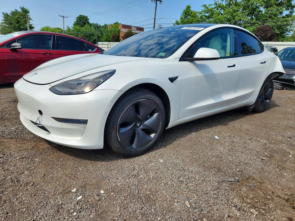 Продажа на аукционе авто 2021 Tesla Model 3, vin: 5YJ3E1EA8MF987606, номер лота: 59051016