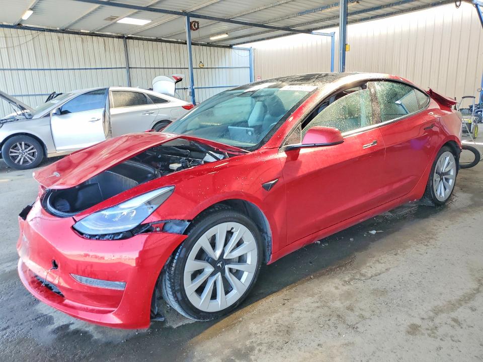 2022 Tesla Model 3 მანქანა იყიდება აუქციონზე, vin: 5YJ3E1EAXNF371889, აუქციონის ნომერი: 61903906
