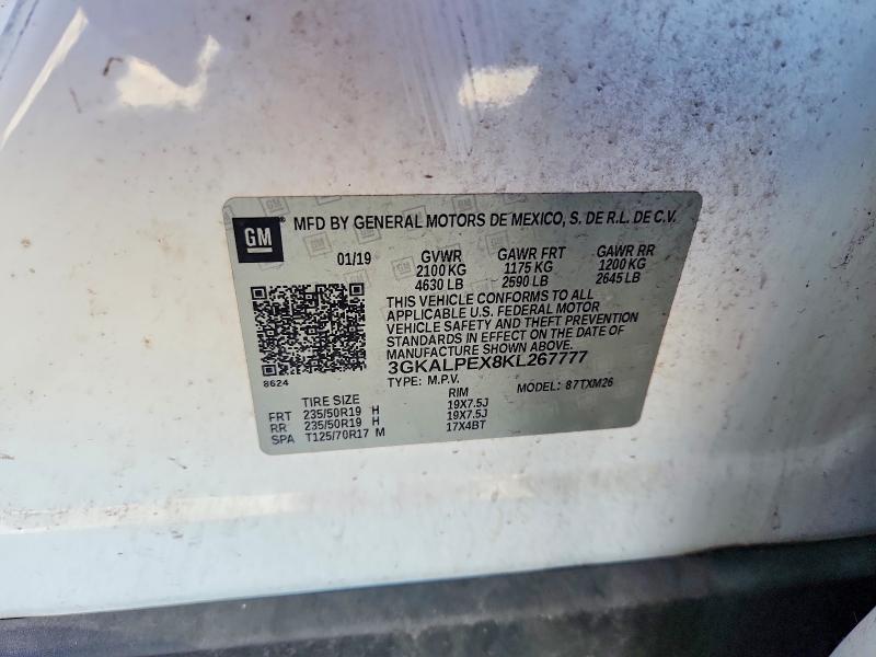 Aukcja sprzedaży 2019 Gmc Terrain, vin: 3GKALPEX8KL267777, numer aukcji: 61634226