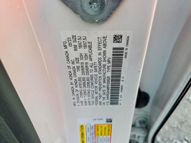 Продажа на аукционе авто 2023 Honda Cr-v, vin: 2HKRS3H48PH306628, номер лота: 62398156