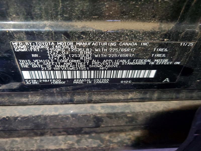 Продажа на аукционе авто 2025 Toyota Rav4, vin: 2T3F1RFVXSW631951, номер лота: 63025036
