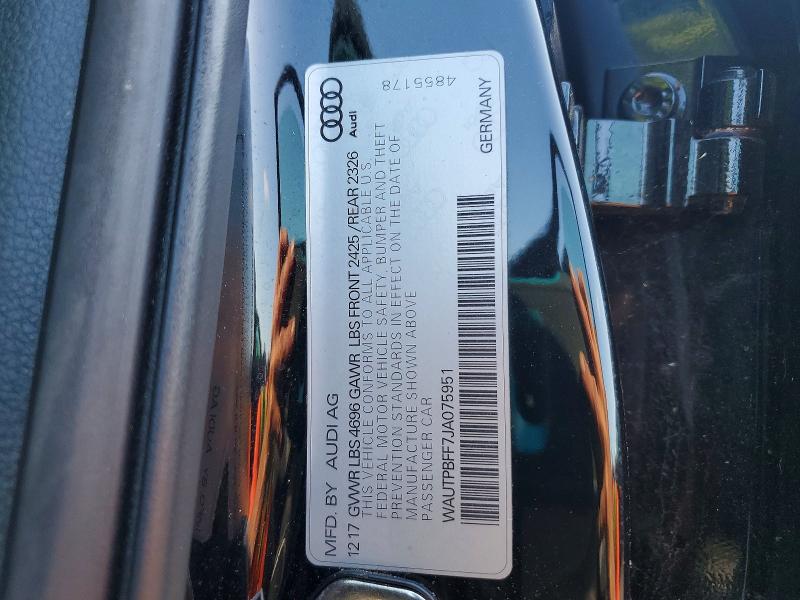 Продаж на аукціоні авто 2018 Audi A3, vin: WAUTPBFF7JA075951, номер лоту: 60127516