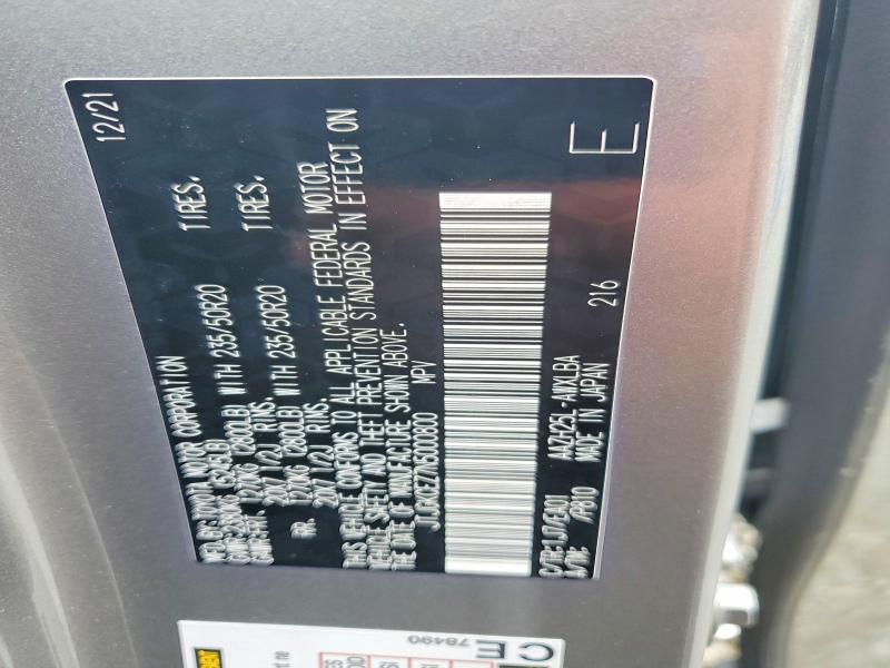 Aukcja sprzedaży 2022 Lexus Nx, vin: JTJGKCEZ7N5000800, numer aukcji: 61061776