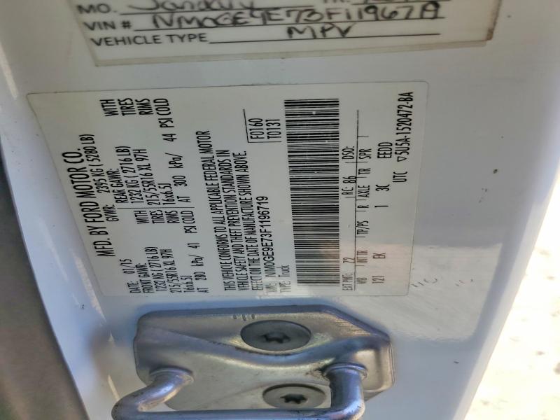 Aukcja sprzedaży 2015 Ford Transit Connect, vin: NM0GE9E73F1196719, numer aukcji: 59736186