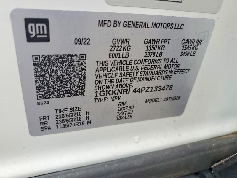 Продажа на аукционе авто 2023 Gmc Acadia, vin: 1GKKNRL44PZ133478, номер лота: 62154716