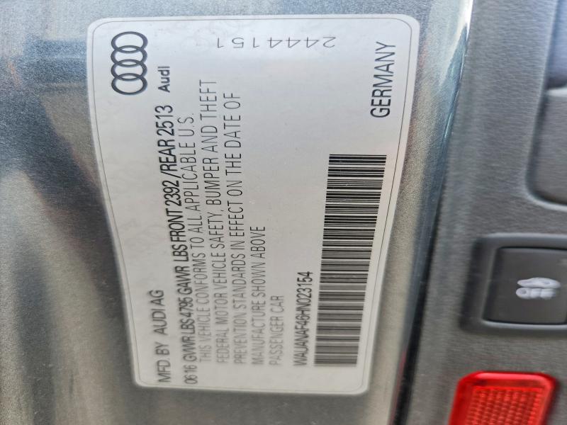 Продаж на аукціоні авто 2017 Audi A4, vin: WAUANAF46HN023154, номер лоту: 61117066