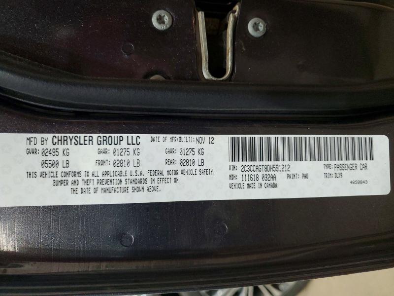61330756 :رقم المزاد ، 2C3CCAGT8DH591212 vin ، 2013 Chrysler 300 مزاد بيع