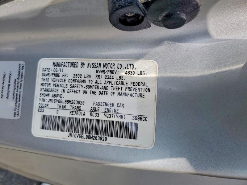 Продаж на аукціоні авто 2011 Infiniti G37 Coupe, vin: JN1CV6EL9BM263929, номер лоту: 58828666
