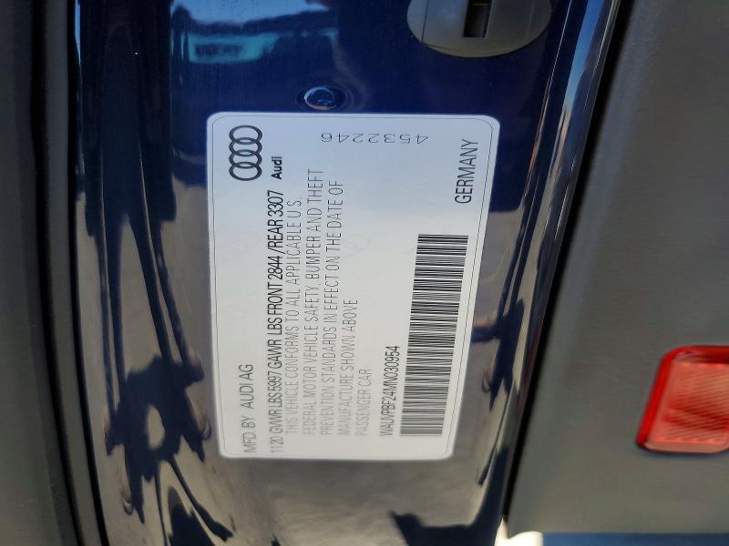 2021 Audi A7 მანქანა იყიდება აუქციონზე, vin: WAUVPBF24MN030954, აუქციონის ნომერი: 61801346