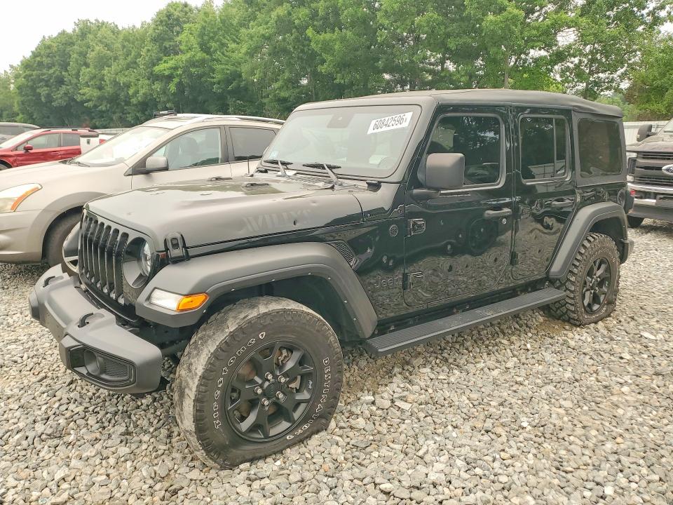 Продажа на аукционе авто 2022 Jeep Wrangler Unlimited, vin: 1C4HJXDG8NW162639, номер лота: 60842596