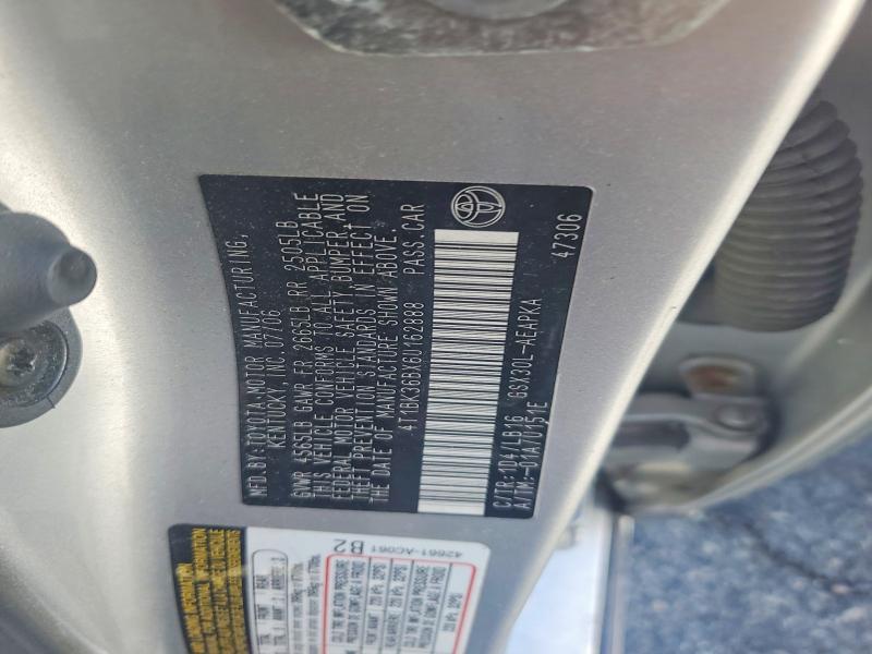 2006 Toyota Avalon მანქანა იყიდება აუქციონზე, vin: 4T1BK36BX6U162888, აუქციონის ნომერი: 61757256