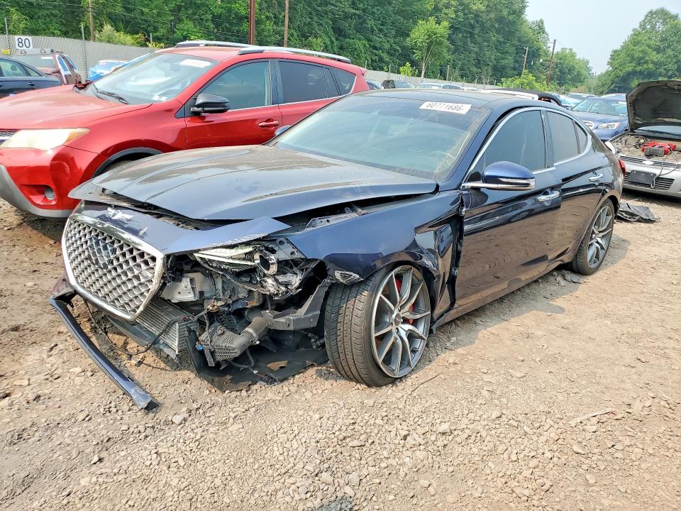 60771686 :رقم المزاد ، KMTG74LE6MU071874 vin ، 2021 Genesis G70 مزاد بيع