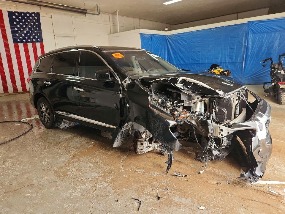 2014 Infiniti Qx60 მანქანა იყიდება აუქციონზე, vin: 5N1AL0MMXEC531300, აუქციონის ნომერი: 58916416