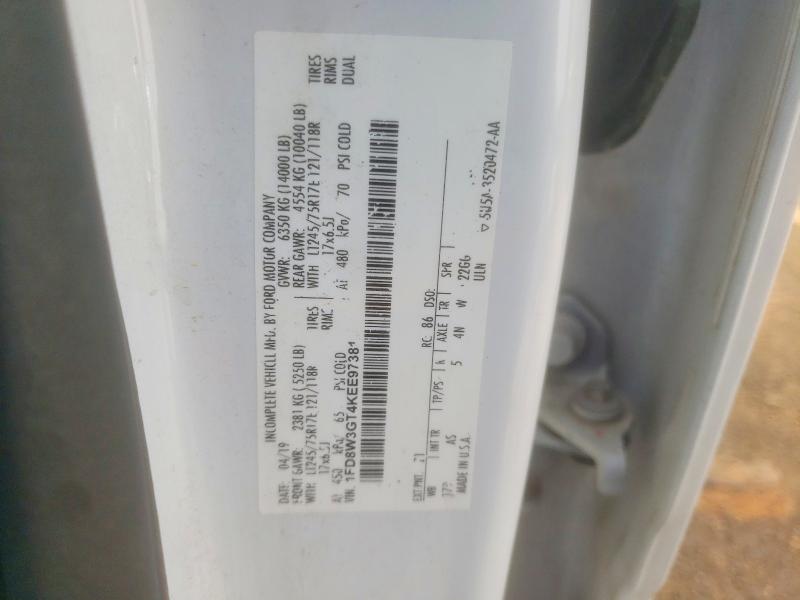 Продажа на аукционе авто 2019 Ford F350, vin: 1FD8W3GT4KEE97381, номер лота: 61646066
