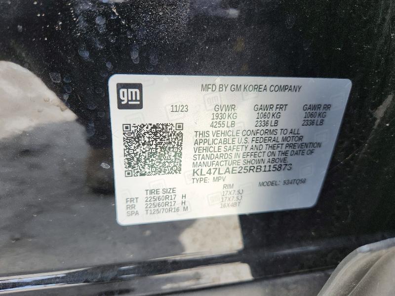 Aukcja sprzedaży 2024 Buick Envista, vin: KL47LAE25RB115873, numer aukcji: 62937596