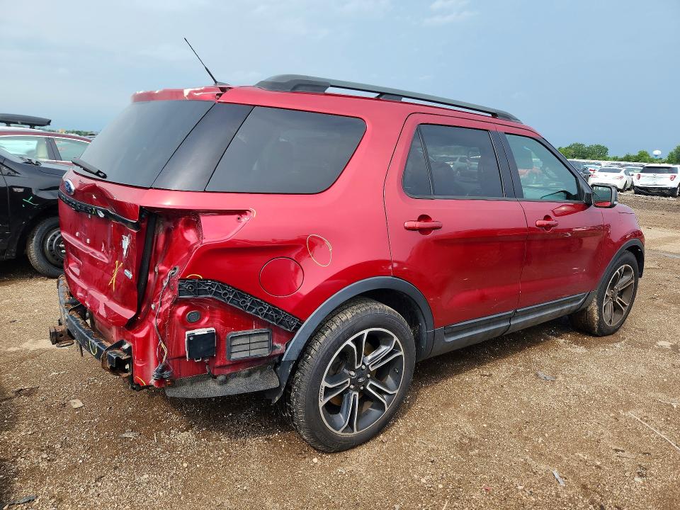 2015 Ford Explorer მანქანა იყიდება აუქციონზე, vin: 1FM5K8GT9FGA75631, აუქციონის ნომერი: 62756166