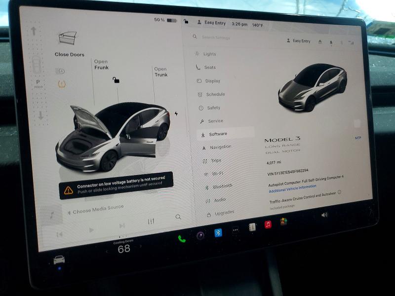 Aukcja sprzedaży 2025 Tesla Model 3, vin: 5YJ3E1EB4SF982294, numer aukcji: 60992866