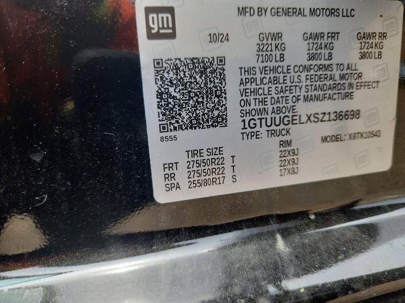 Aukcja sprzedaży 2025 Gmc Sierra, vin: 1GTUUGELXSZ136698, numer aukcji: 61809466