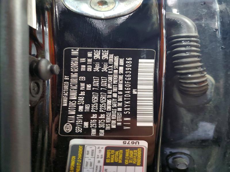Aukcja sprzedaży 2015 Kia Sorento, vin: 5XYKTDA60FG639086, numer aukcji: 62408766