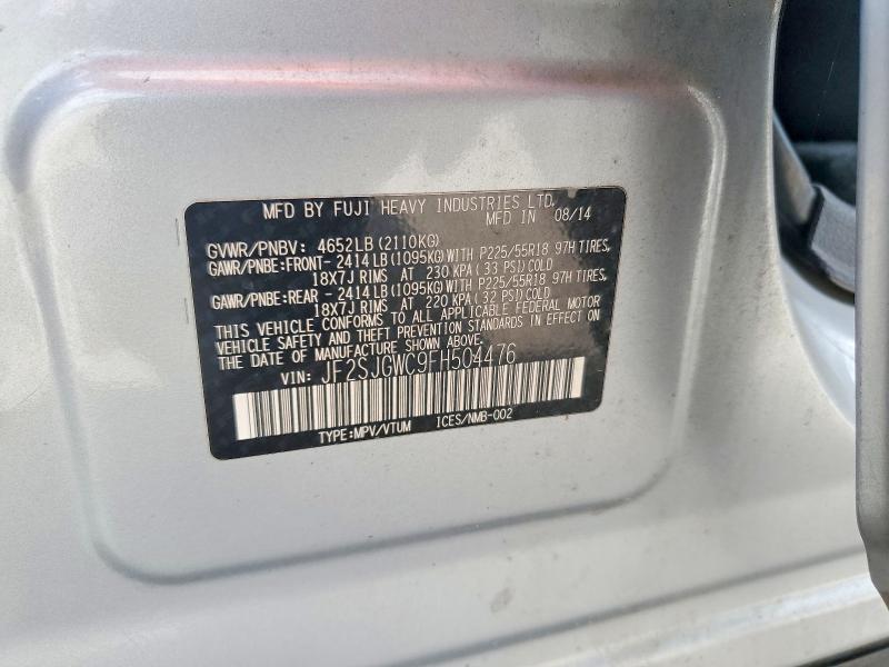 Aukcja sprzedaży 2015 Subaru Forester, vin: JF2SJGWC9FH504476, numer aukcji: 61673616