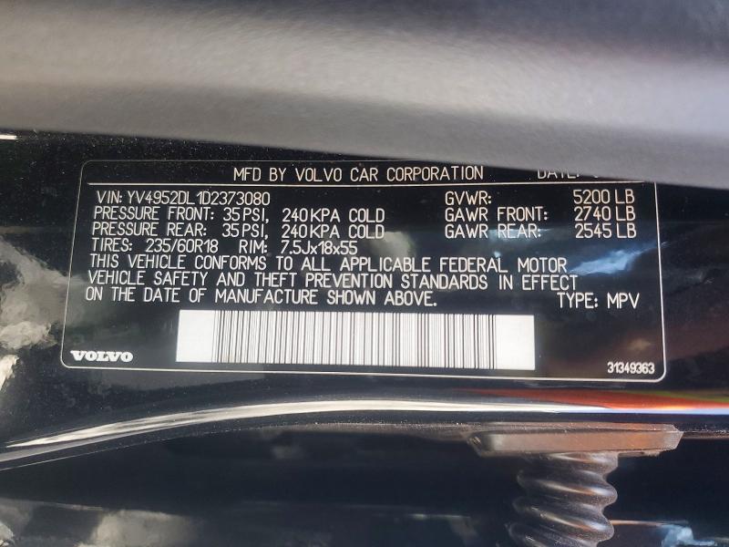 Aukcja sprzedaży 2013 Volvo Xc60, vin: YV4952DL1D2373080, numer aukcji: 61161766