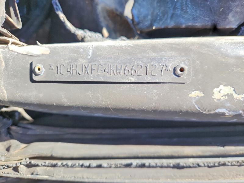 2019 Jeep Wrangler Unlimited მანქანა იყიდება აუქციონზე, vin: 1C4HJXFG4KW662127, აუქციონის ნომერი: 59867856