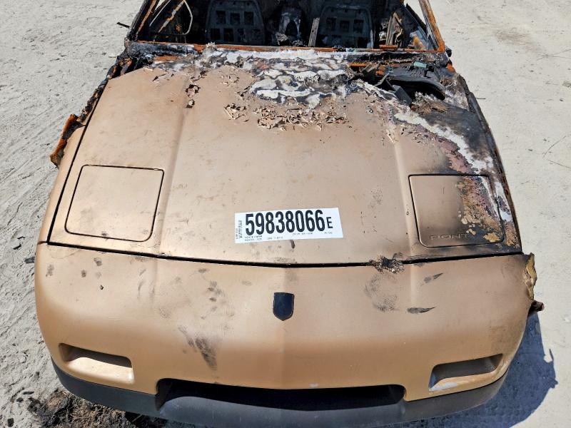 1986 Pontiac Fiero მანქანა იყიდება აუქციონზე, vin: 1G2PF3794GP236482, აუქციონის ნომერი: 59838066