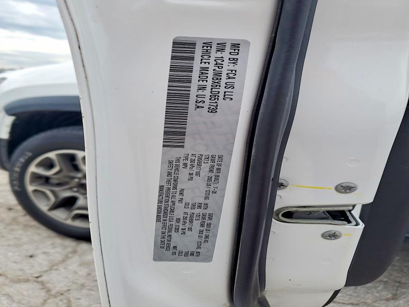 Продаж на аукціоні авто 2020 Jeep Cherokee, vin: 1C4PJMBX6LD651739, номер лоту: 62635916