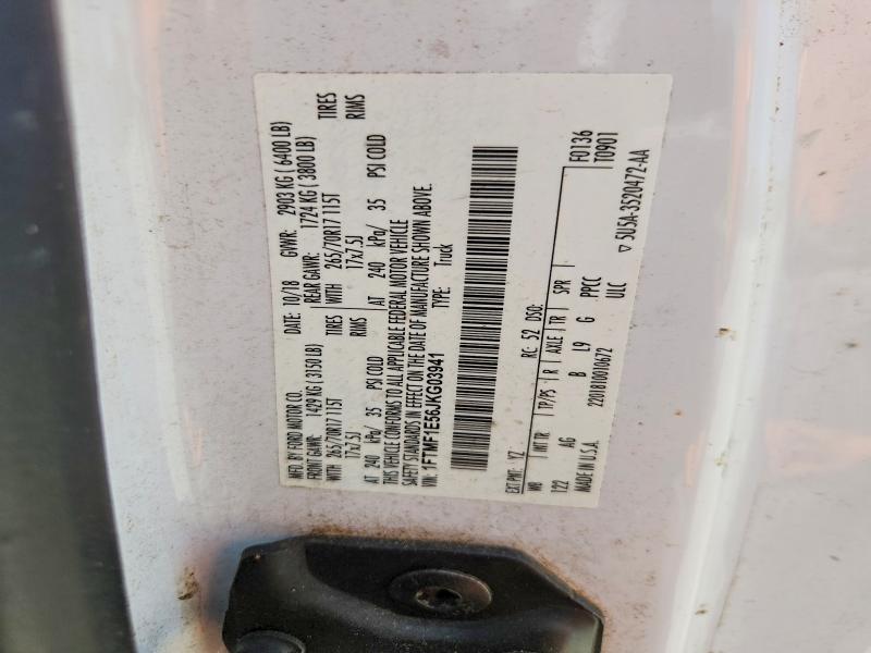 Продажа на аукционе авто 2018 Ford F150, vin: 1FTMF1E56JKG03941, номер лота: 60489326