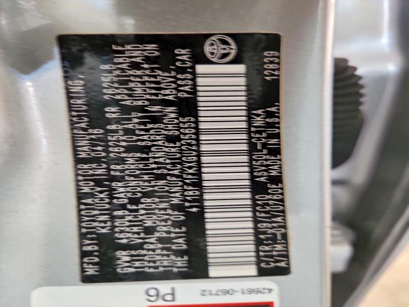58564586 :رقم المزاد ، 4T1BF1FKXGU235655 vin ، 2016 Toyota Camry مزاد بيع