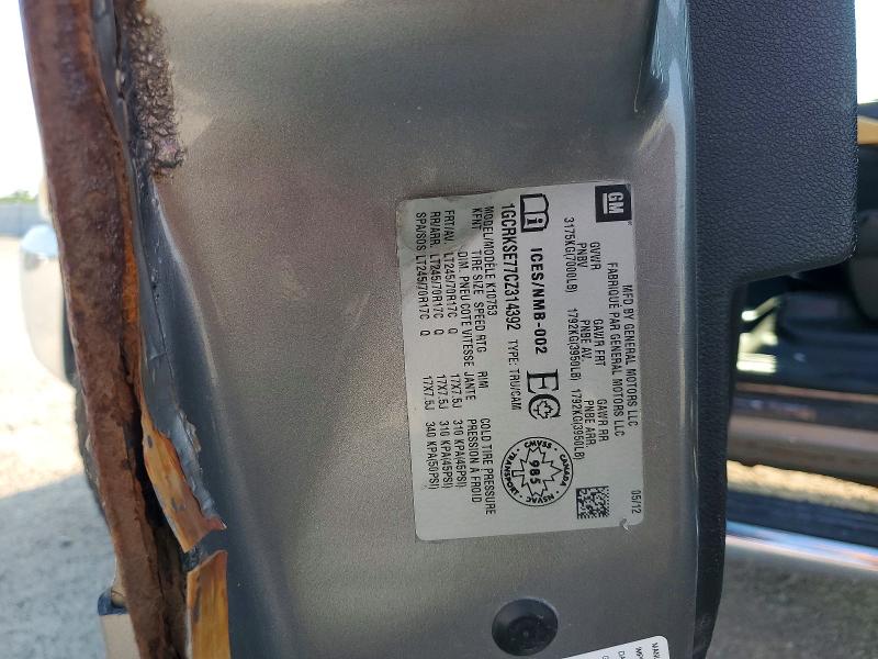 2012 Chevrolet Silverado მანქანა იყიდება აუქციონზე, vin: 1GCRKSE77CZ314392, აუქციონის ნომერი: 62920766